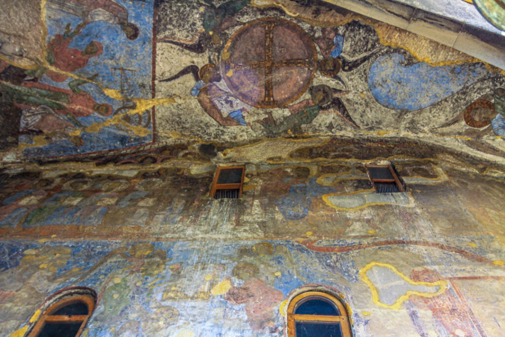 Vardzia, Georgia - church frescoes
