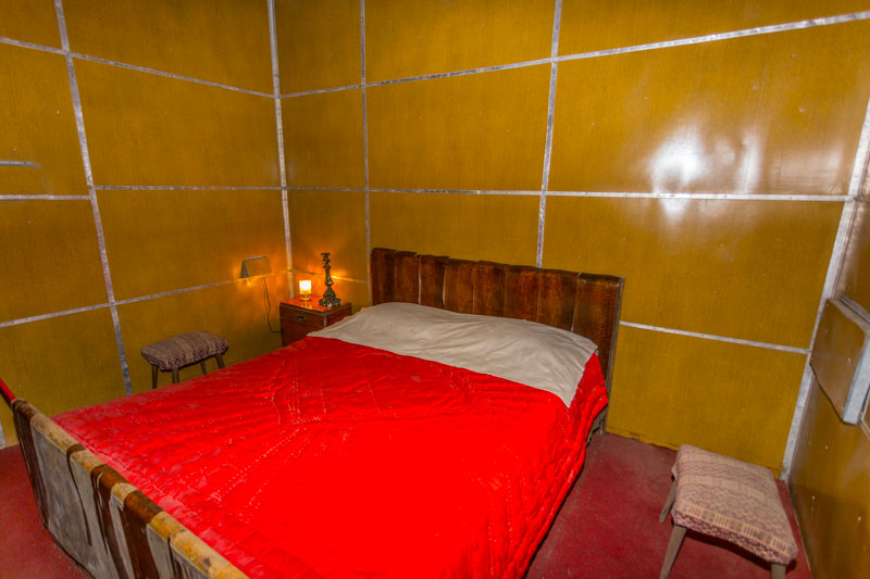 Tirana, Albania: Enver Hoxha's bedroom in Bunk'Art, museum in the largest Communist-era bunker in Albania
