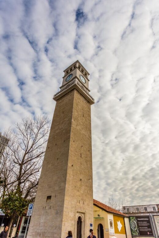 Albania, Tirana: Clock Tower, symbol of the city
