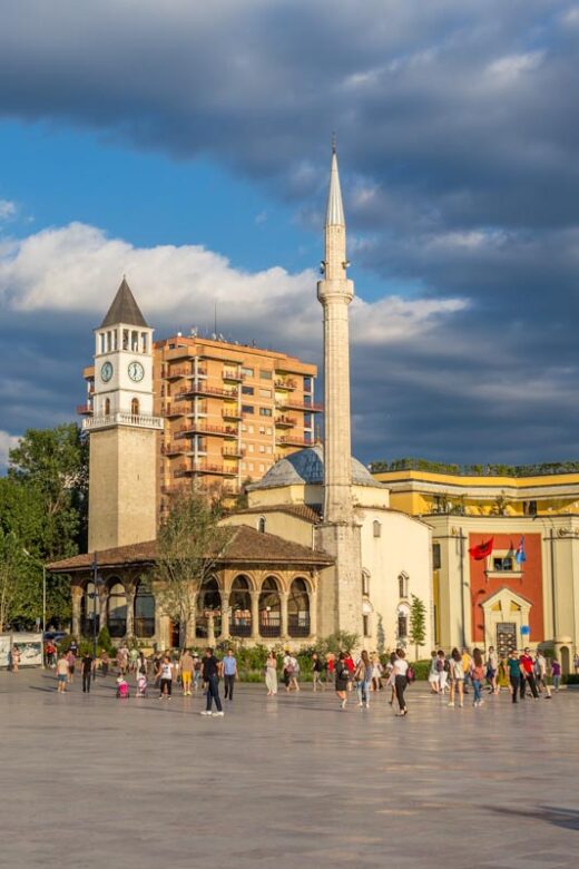 Tirana, Albania: Et'hem Bey Mosque, most remarkable mosque in Tirana, end 18th century