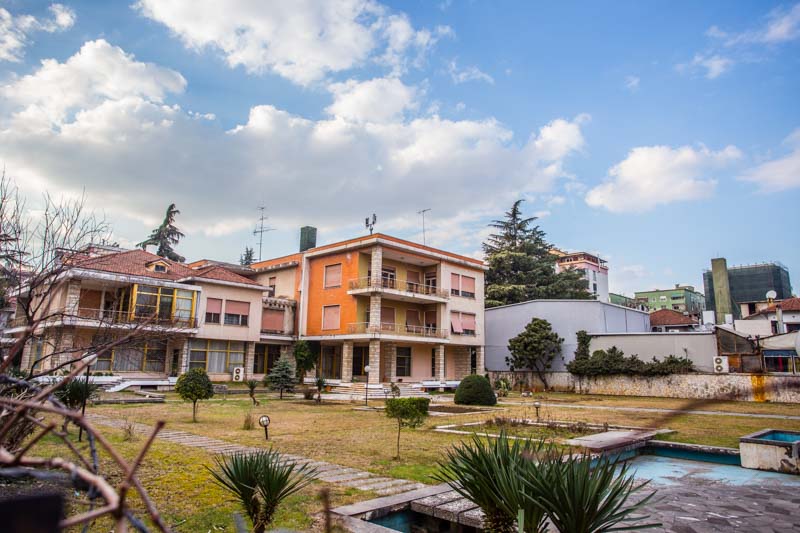 Tirana, Albania: former residence of Enver Hoxha, Communist dictator