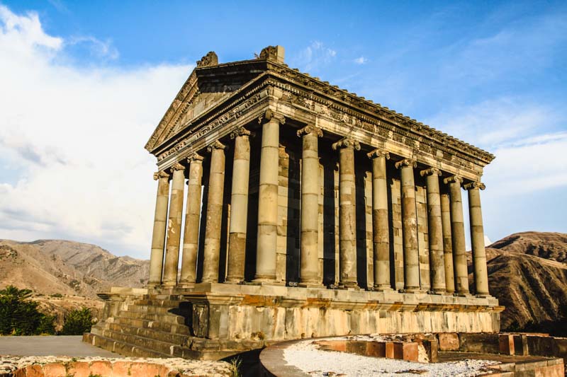 Garni, Very well preserved Roman temple in Armenia