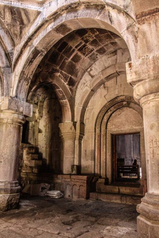 Goshavank, Armenia: interior of church of Armenian medieval monastery
