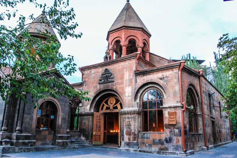 Zoravor church, the oldest monastery in Yerevan, Armenia