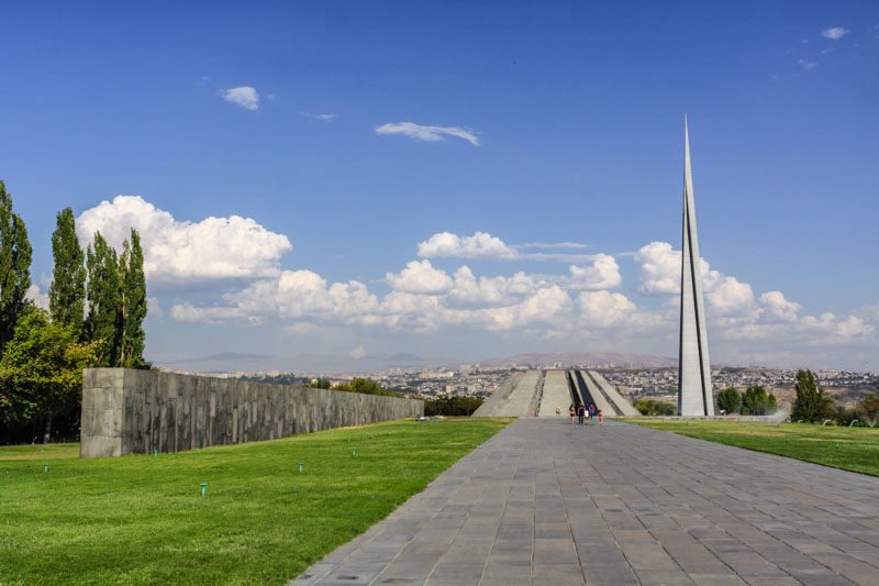 General view of Armenian Genocide Memorial in Yerevan, Armenia
