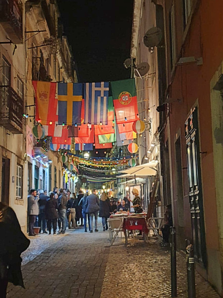 Lisboa, Portugal: Bairro Alto de noche