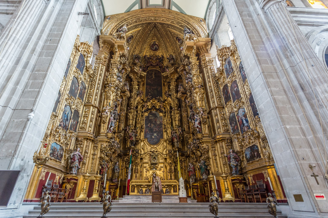 Ciudad de México. Catedral Metropolitana, interior: Altar de los Reyes