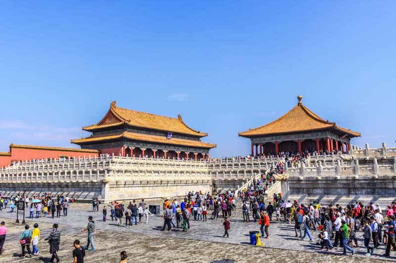 Forbidden City, Beijing, China. Hall of Central and Preserving harmony