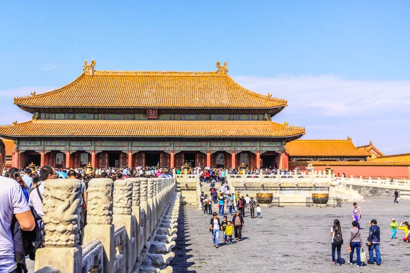 Forbidden City, Beijing, China. Palace of Heavenly Purity