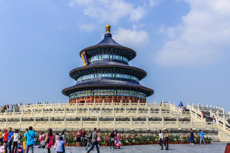 Beijing, China. Temple of Heaven, Hall of Prayer for Good Harvests