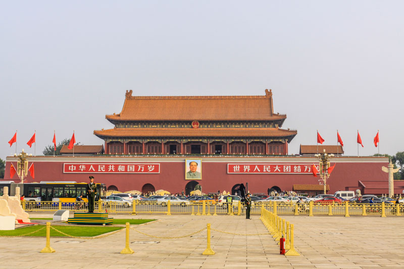 Tiananmen (Gate of Heavenly Peace) in Tianaanmen Square, Beijing, China