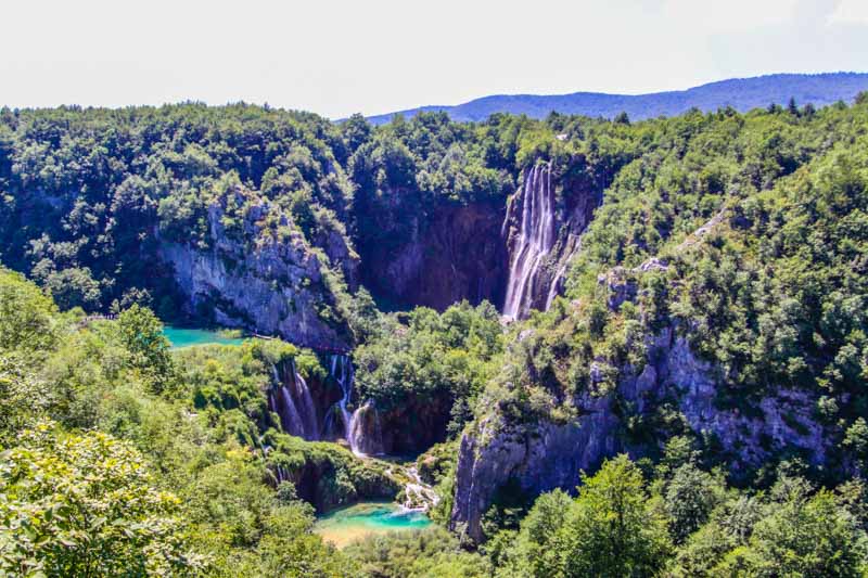 croatia plitvice lakes panoramic - 1 month road trip in former Yugoslavia road trip - from Slovenia to Ohrid - Drive me Foody