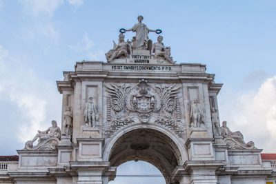 Lisboa, Portugal: Arco da Rua Augusta