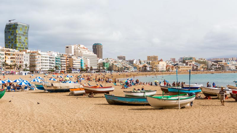 Las Palmas de Gran Canaria: Playa de las Canteras