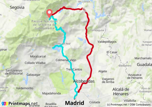 map drivemefoody el paular - Monastery of El Paular, art and history in Madrid's mountains - Drive me Foody