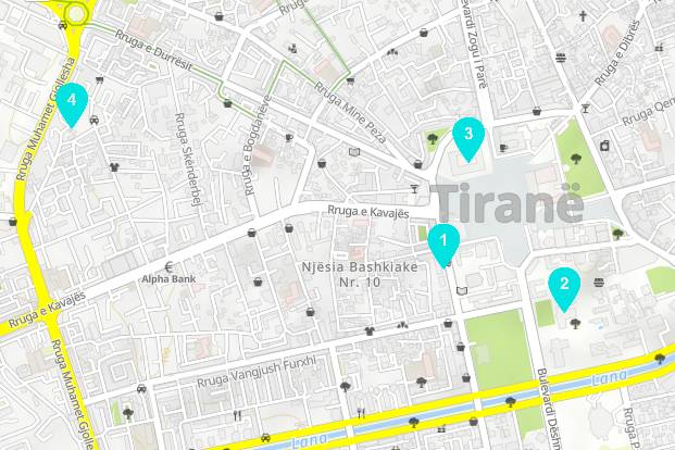 map tirana museums - Guía local de Tirana (actualizada verano 2023) - Drive me Foody