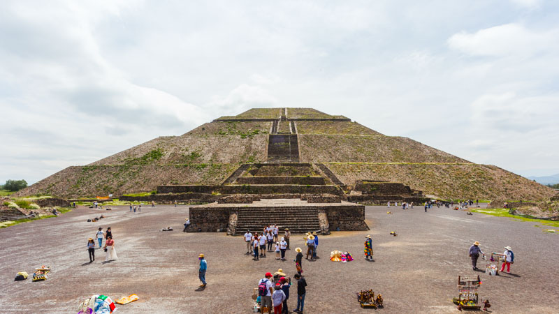 Zona Arqueológica de Teotihuacán, Estado de México: Pirámide del Sol. Arqueología mexicana