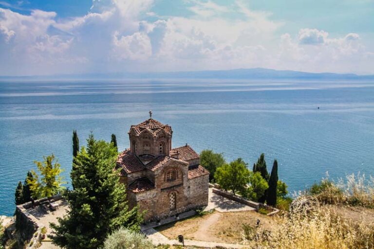 Ohrid, North Macedonia: Church of St. John the Theologian (Sv. Jovan Kaneo)