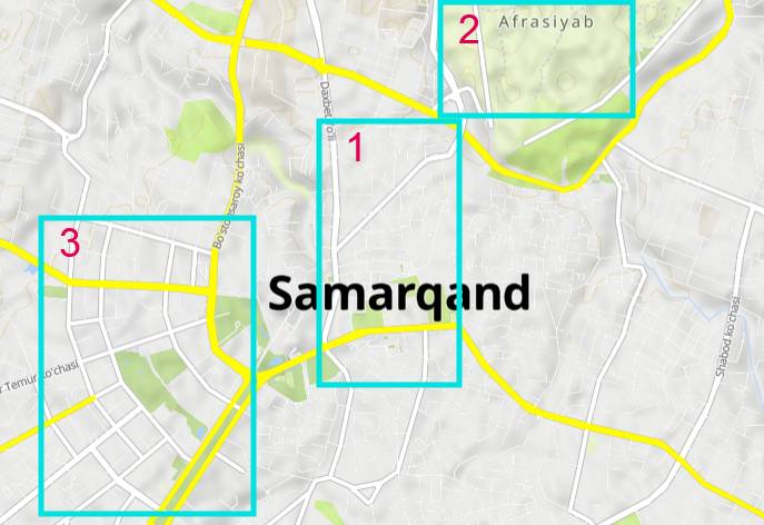 samarkand general map - Samarkand, Tamerlane's great capital - Drive me Foody