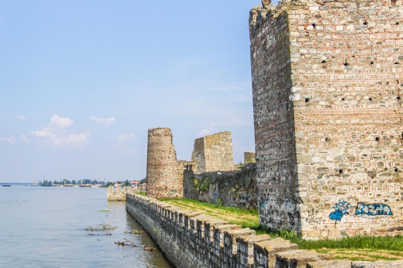 Smederevo fortress and Danube river, Serbia
