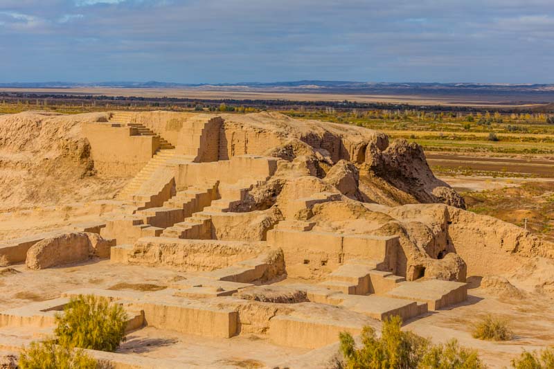 Ancient fortresses of Khwarezm (Elliq Qala), Karakalpakstan, Uzbekistan: Topraq Qala
