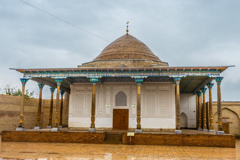 Centro histórico de Shahrisabz, Uzbekistán. Patrimonio Mundial UNESCO 885. Madrasa Abdushukur Agalik (s. XIX), uno de los edificios en el centro de Shahrisabz posteriores a la época timúrida.