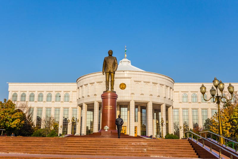 Tashkent, Uzbekistán: Casa Blanca, antiguo palacio presidencial de Islom Karimov, ahora un museo del primer presidente del Uzbekistán independiente
